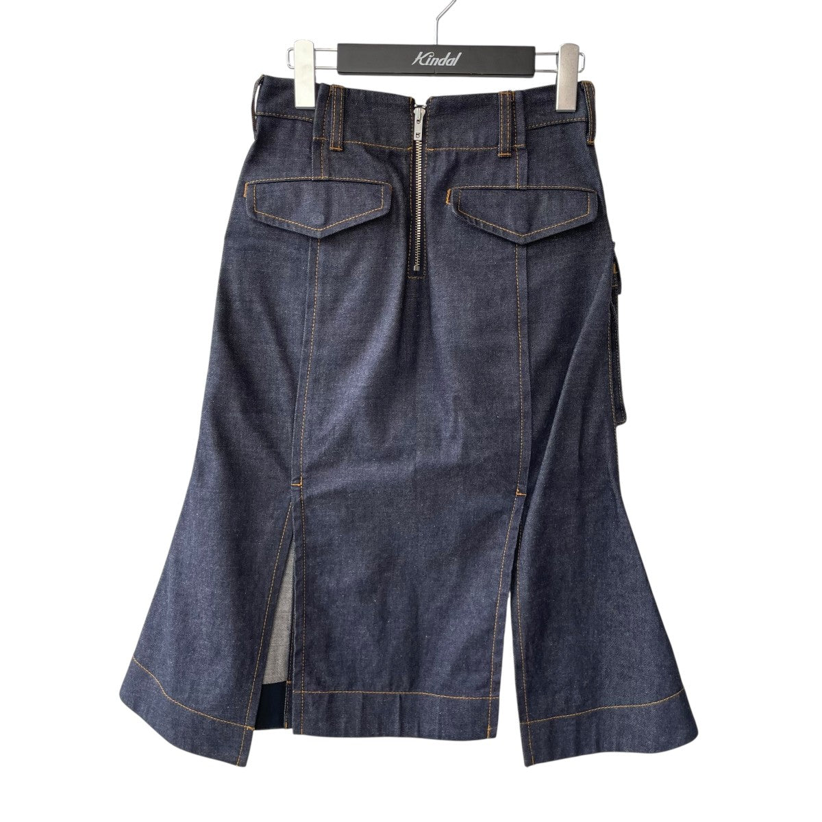 sacai サカイ レディース デニムスカート ウール切替サイズ1美品 sacai サカイ レディース デニムスカート ウール切替サイズ1美品