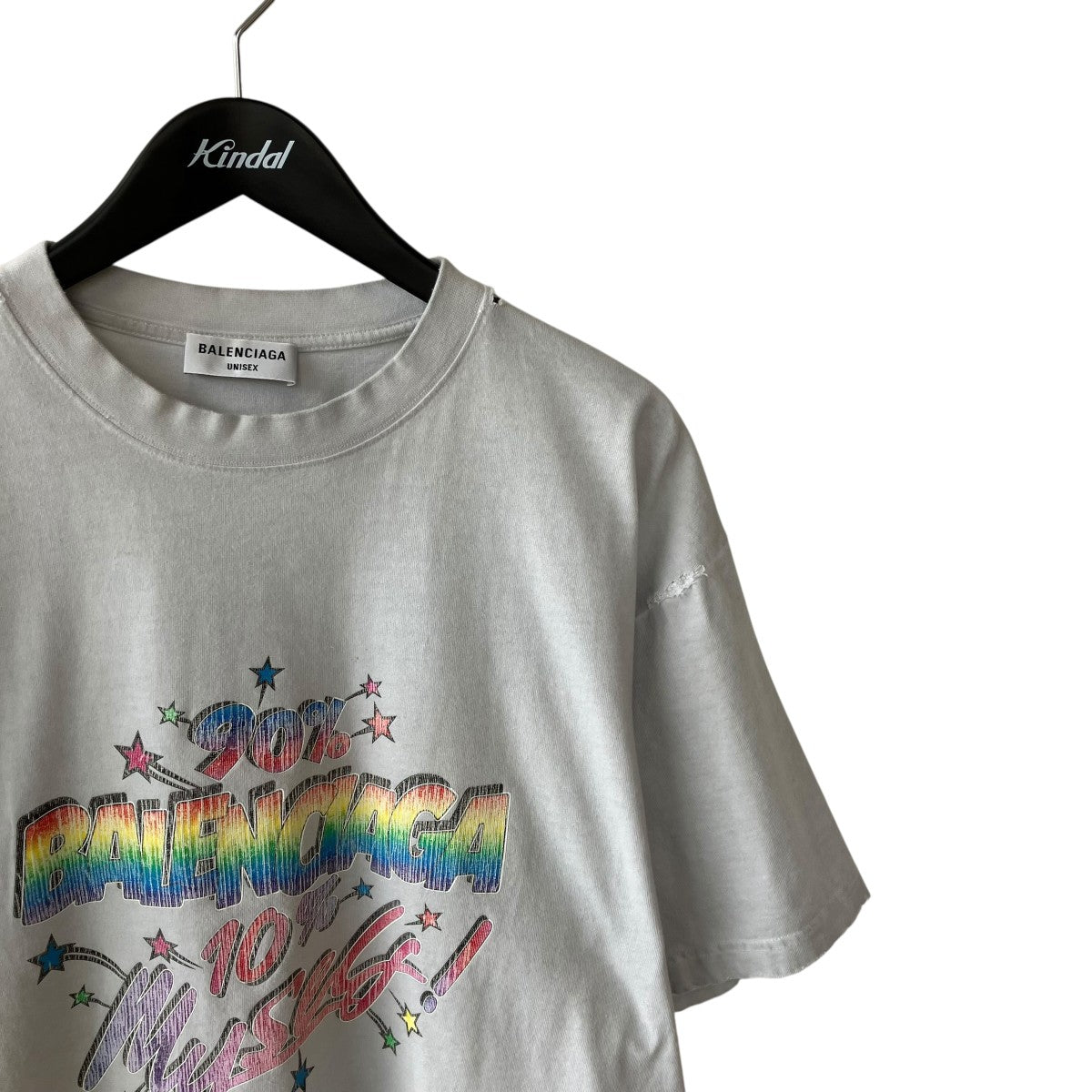 BALENCIAGA Slogan Print Large Fit T-ShirtTシャツ641655 TMVH3 古着・中古-3枚目のアイテム画像
