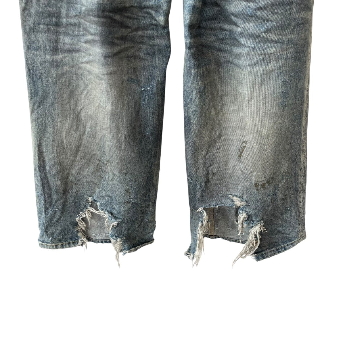 BALENCIAGA(バレンシアガ) 23SSダメージ加工 バギーデニムパンツ745213