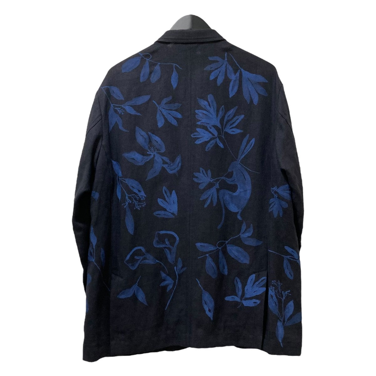【限定】美品 ポールスミスコレクション リネン100% 花柄 総柄ジャケット L Paul Smith(ポールスミス) サンプル花柄テーラードジャケット