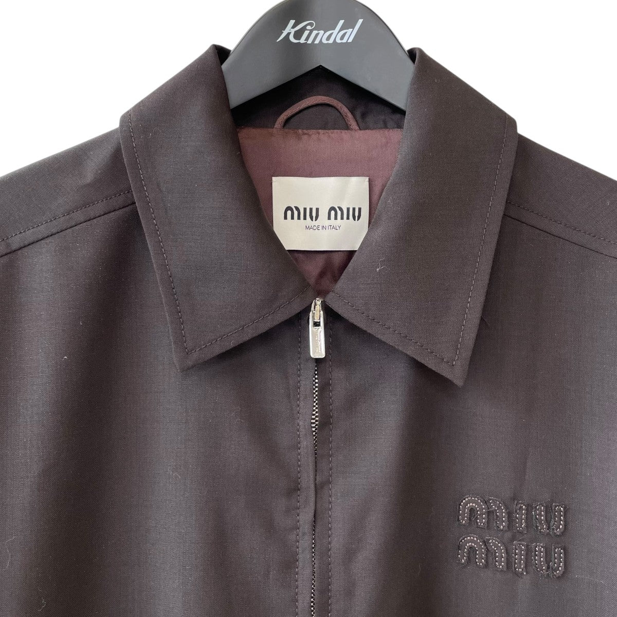 MIU MIU(ミュウミュウ) 24ssジップアップジャケットML1041