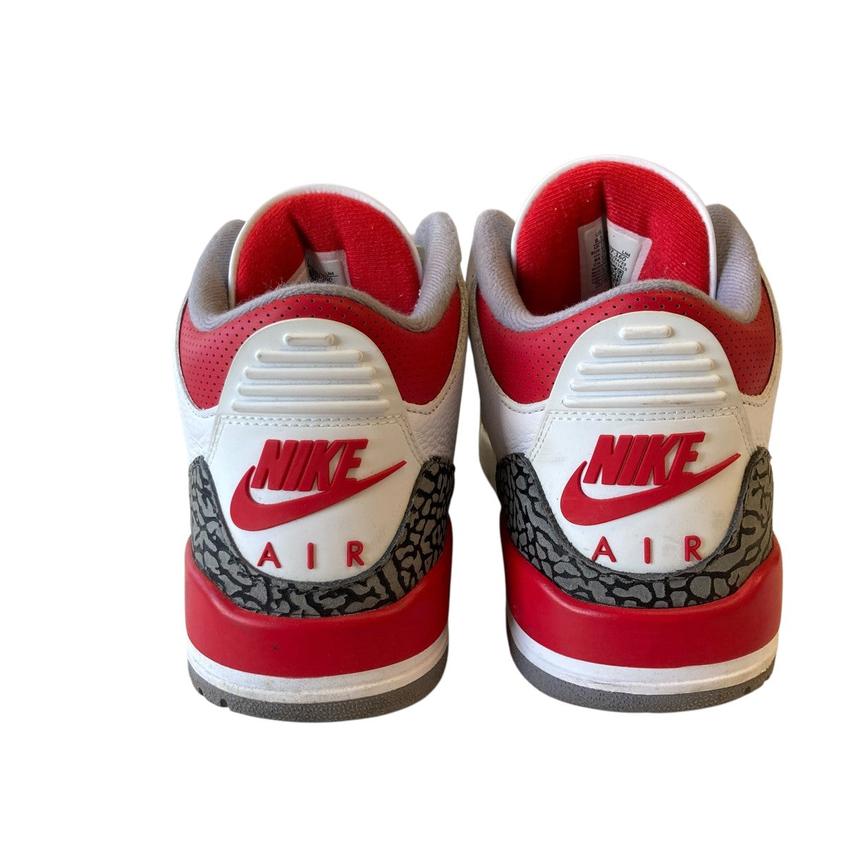 Air Jordan 3 Retro OG Fire Red 2022スニーカーDN3707-160