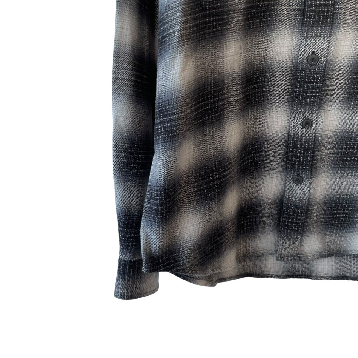 PALACE×NEIGHBORHOOD Shirt Salt Pepper長袖シャツ ネイビー サイズ S