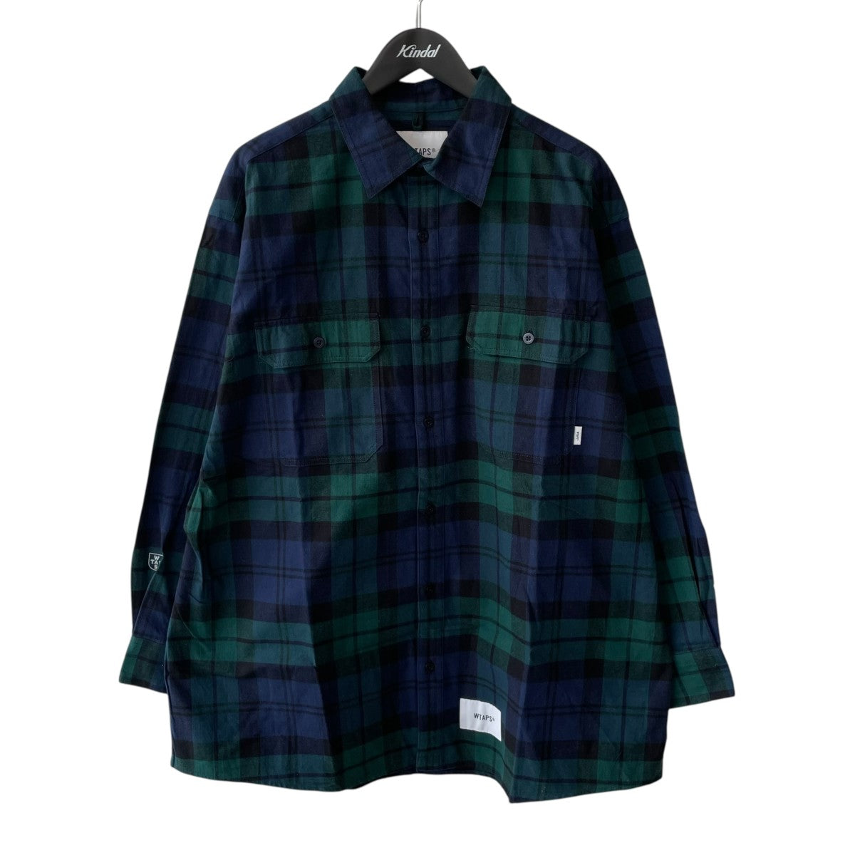 WTAPS オンブレ チェック 開襟 TEXTILE WORK SHIRT WTAPS オンブレ