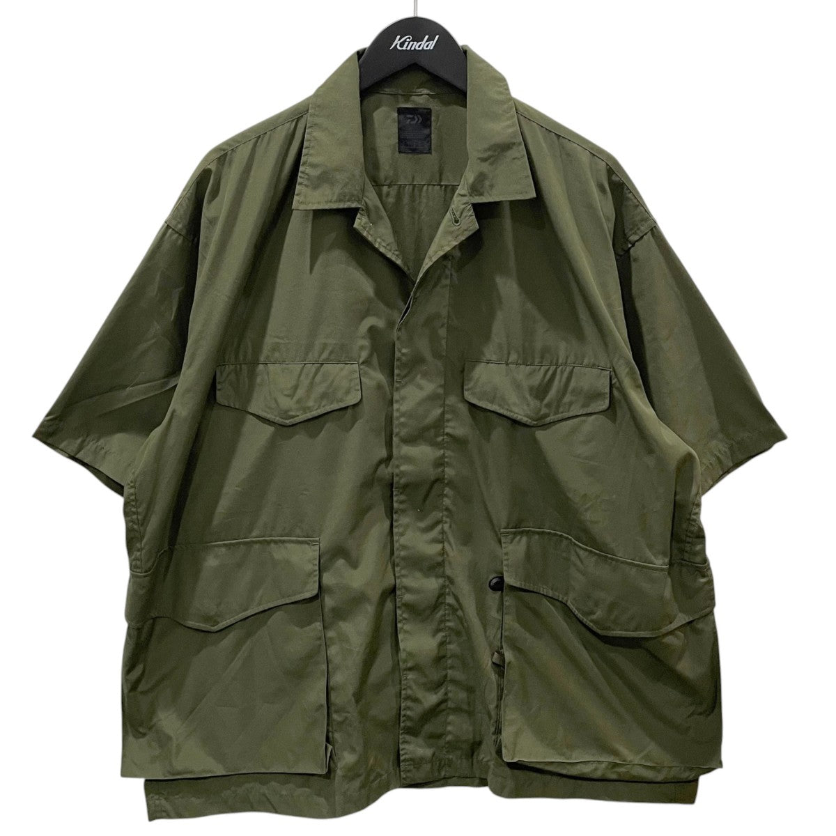 DAIWA PIER39 21SS オープンカラー半袖シャツ Tech French Mil Field Shirts S／S テック フレンチ ミル フィールドシャツ ショートスリーブ BE-85221S 古着・中古-1枚目のアイテム画像