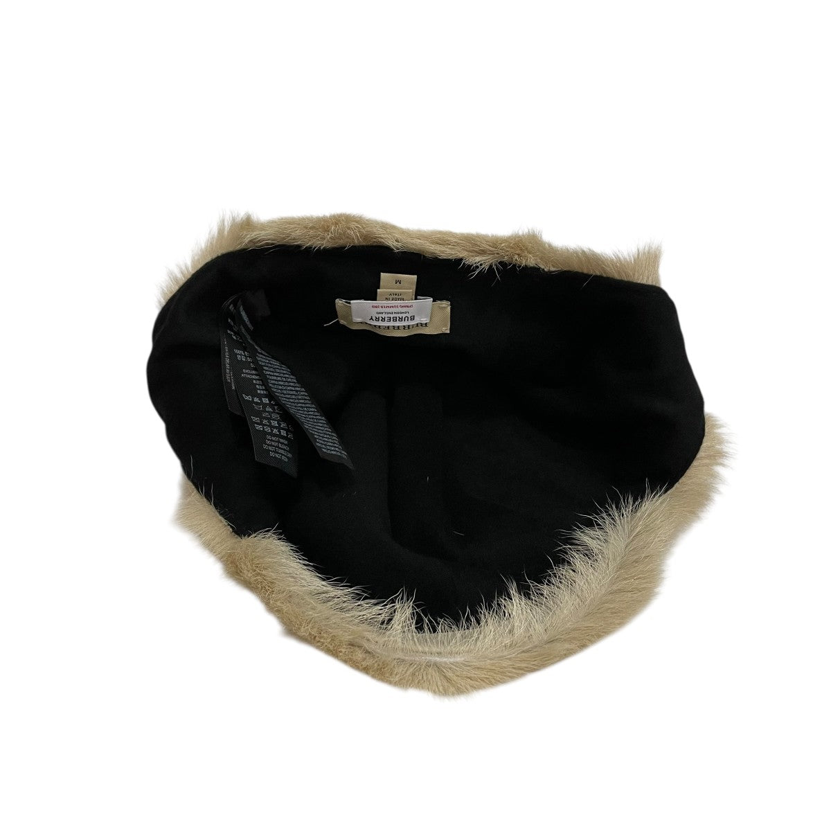 BURBERRY(バーバリー) ファーキャップ8009261 8009261 ベージュ サイズ