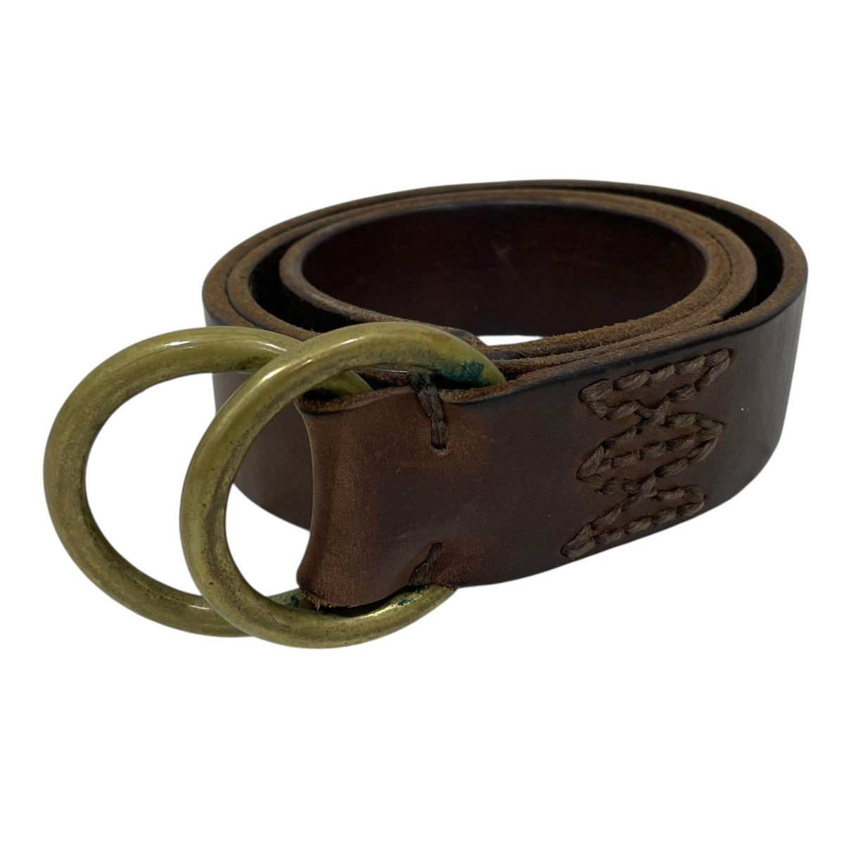 VISVIM(ビズビム) レザーベルト DOUBLE RING BELT ダブルリング