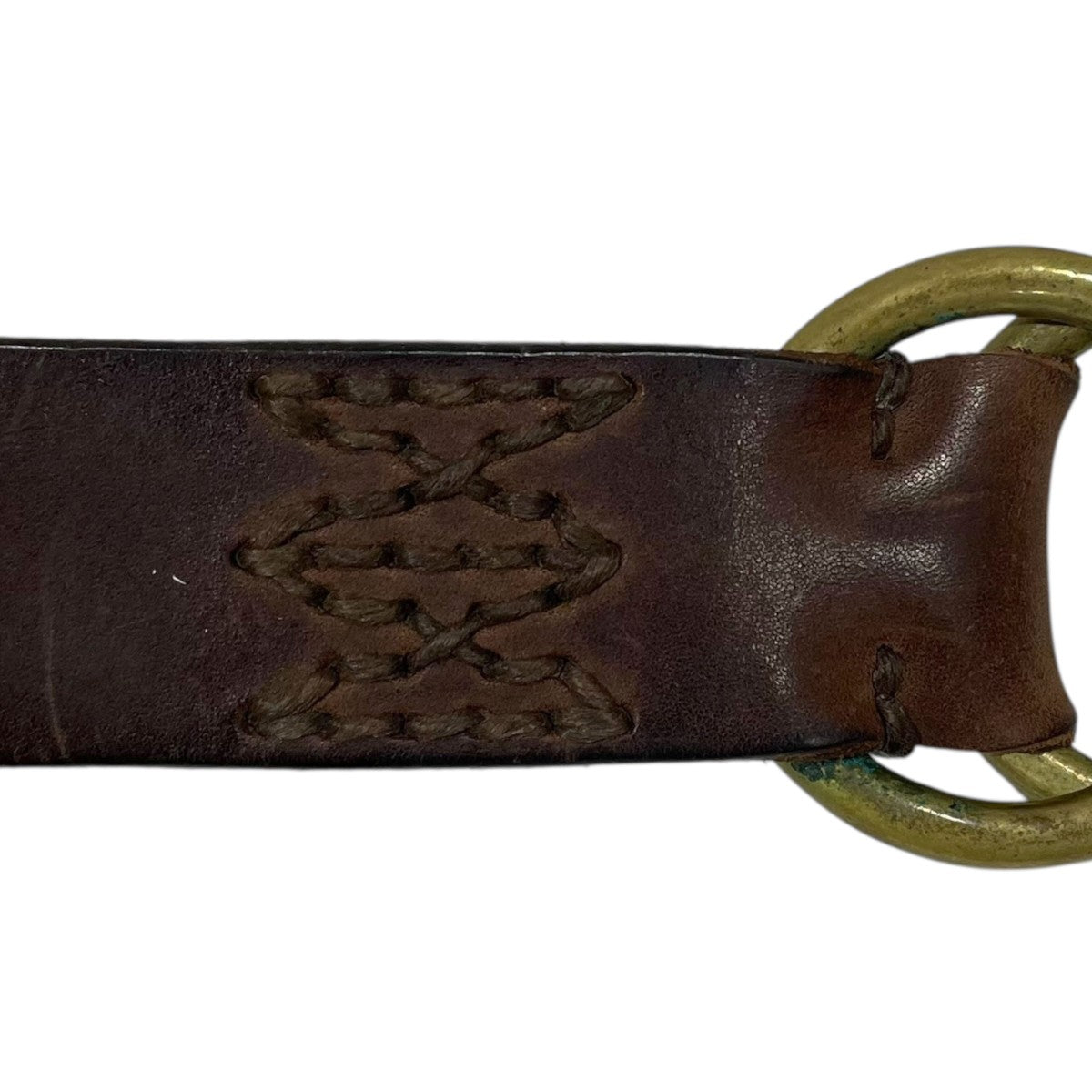 VISVIM(ビズビム) レザーベルト DOUBLE RING BELT ダブルリング