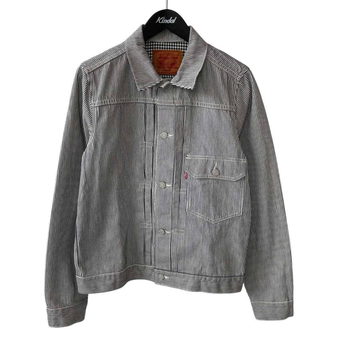 Supreme×LEVI'S 13SS1st Type Trucker Jacketストライプ