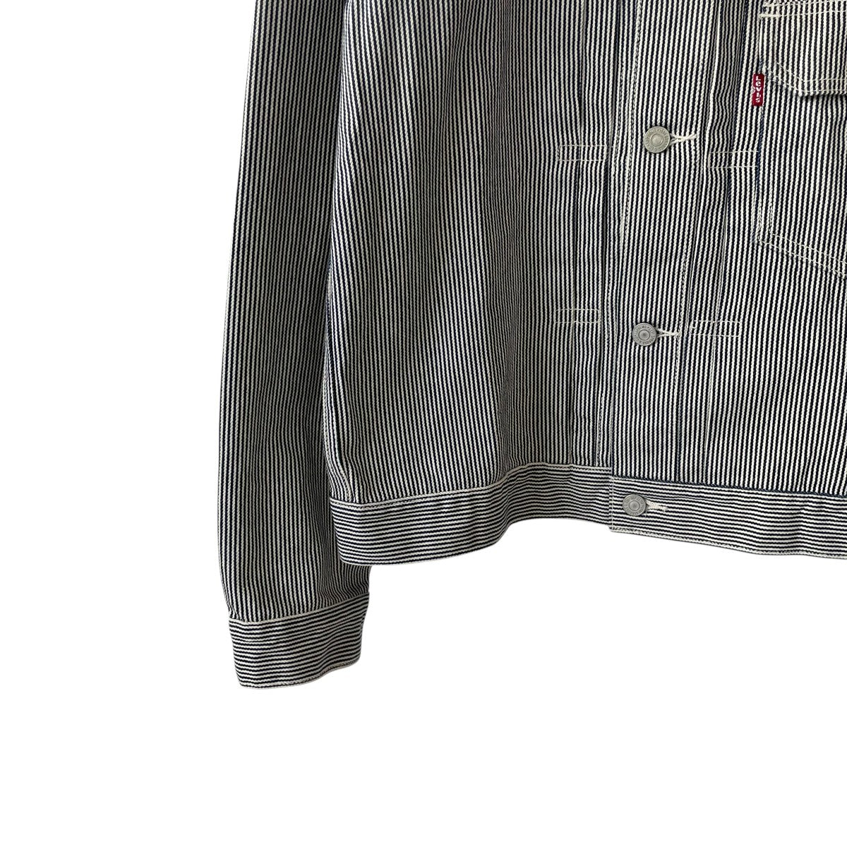 Supreme×LEVI'S 13SS1st Type Trucker Jacketストライプ