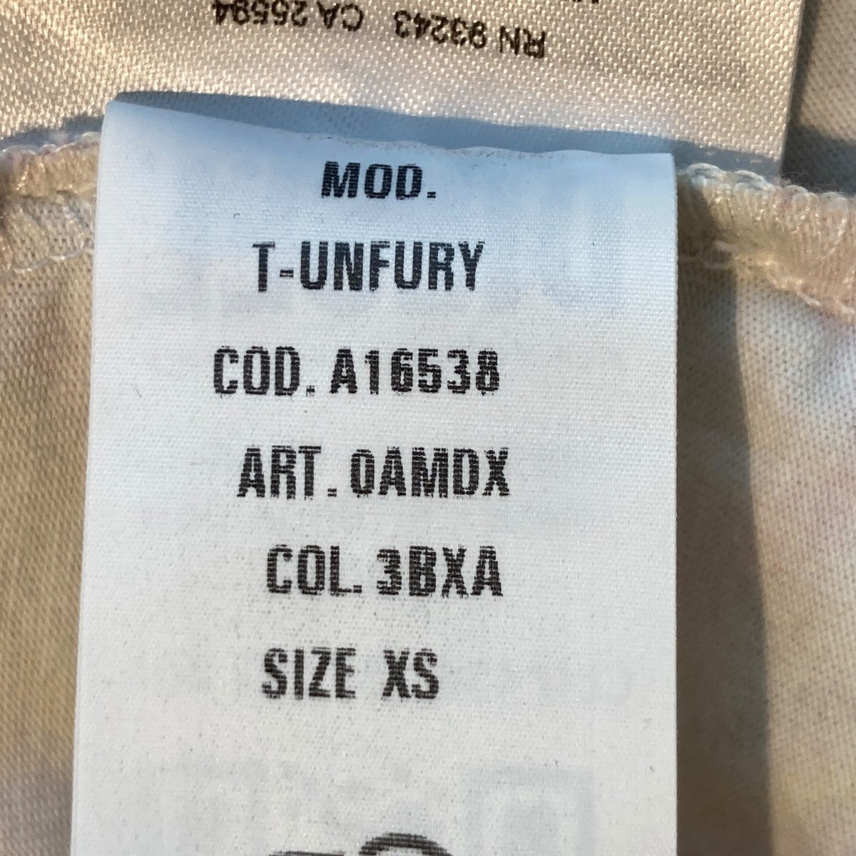 DIESEL T-UNFURYTシャツA16538 古着・中古-5枚目のアイテム画像