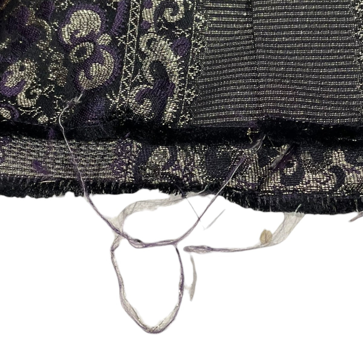 needles 20SS オープンカラー半袖シャツ Cut-Off S／S One-Up Shirt - Pe／Cu Jacquard カットオフ ショートスリーブ ワンアップシャツ GL086 古着・中古-4枚目のアイテム画像