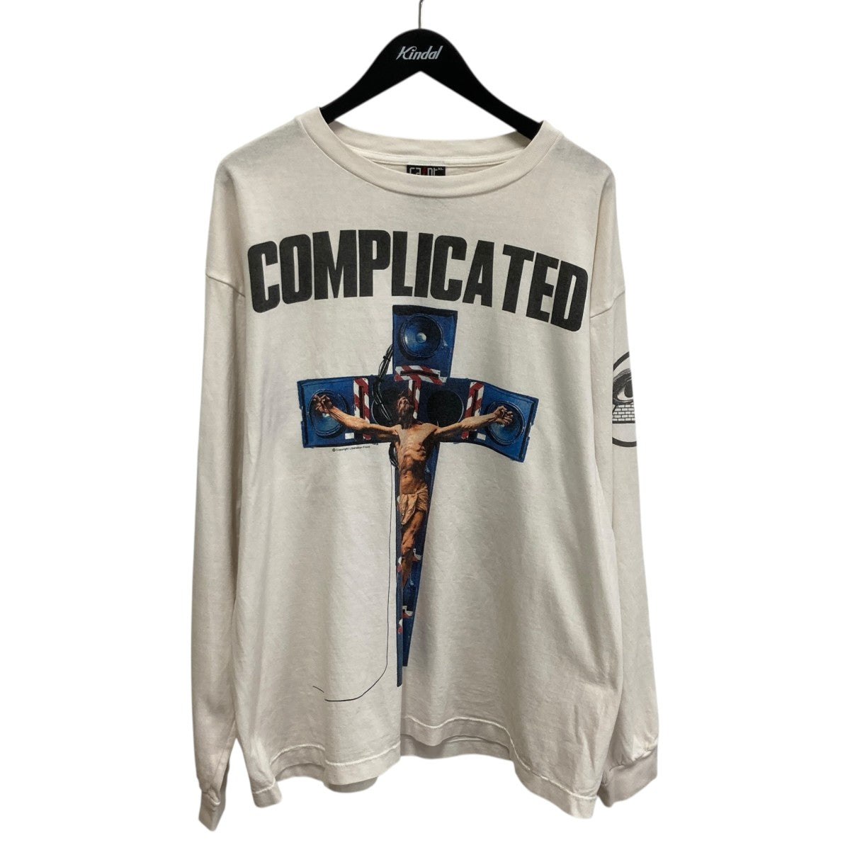 KK LS TEE COMPLICATED WHITE長袖TシャツSM-A23-0000-C19
