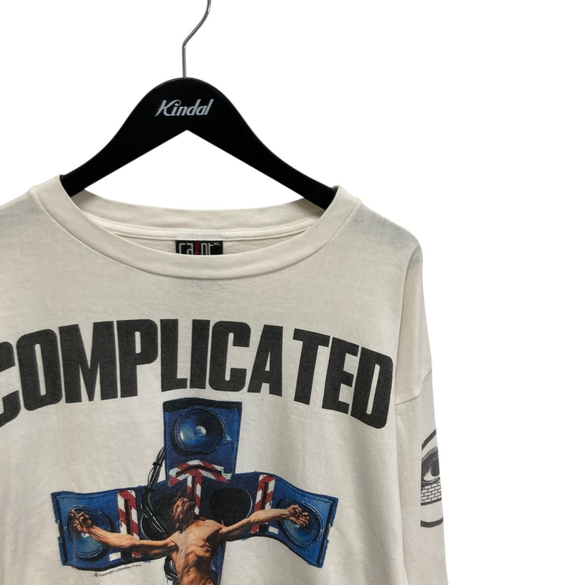 KK LS TEE COMPLICATED WHITE長袖TシャツSM-A23-0000-C19