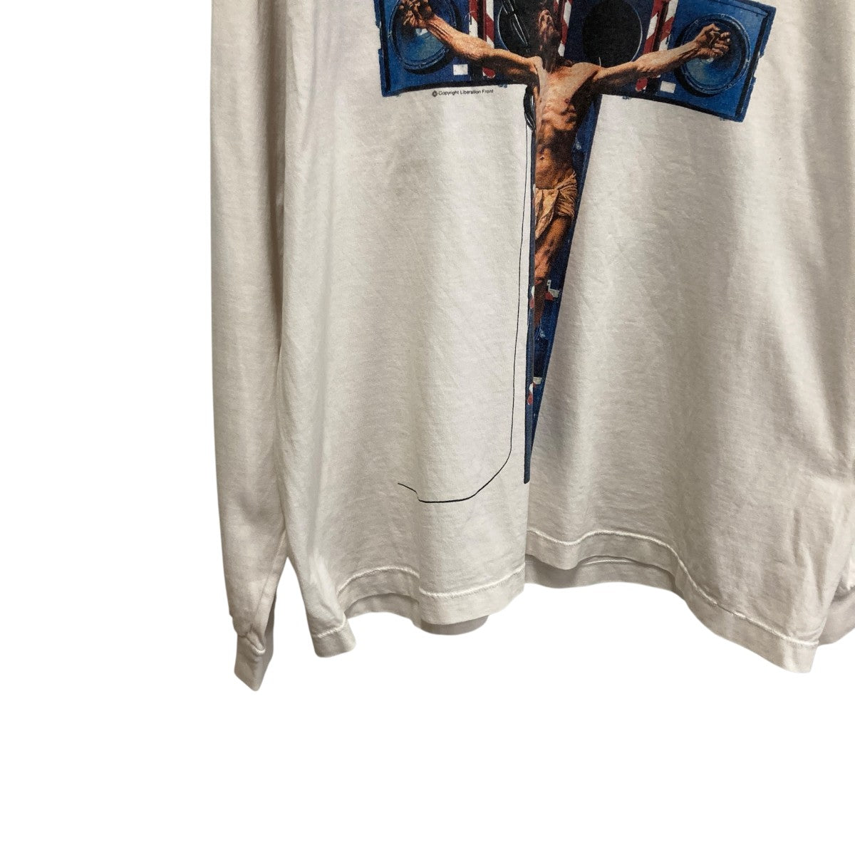 KK LS TEE COMPLICATED WHITE長袖TシャツSM-A23-0000-C19