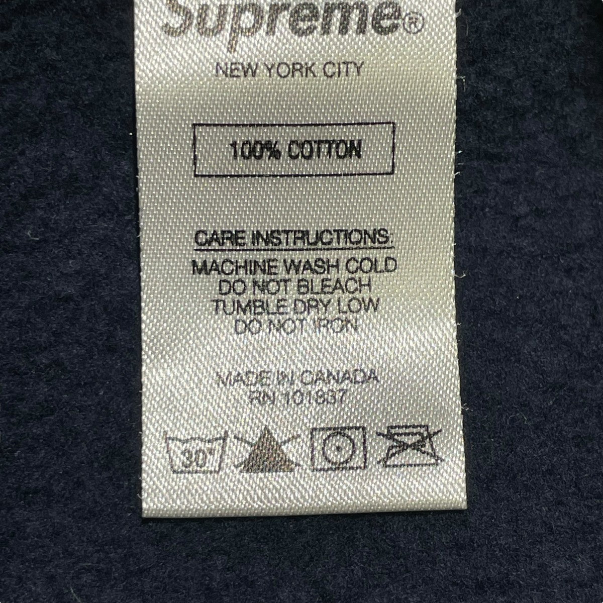 Supreme(シュプリーム) S Logo Hooded Sweatパーカー ネイビー サイズ