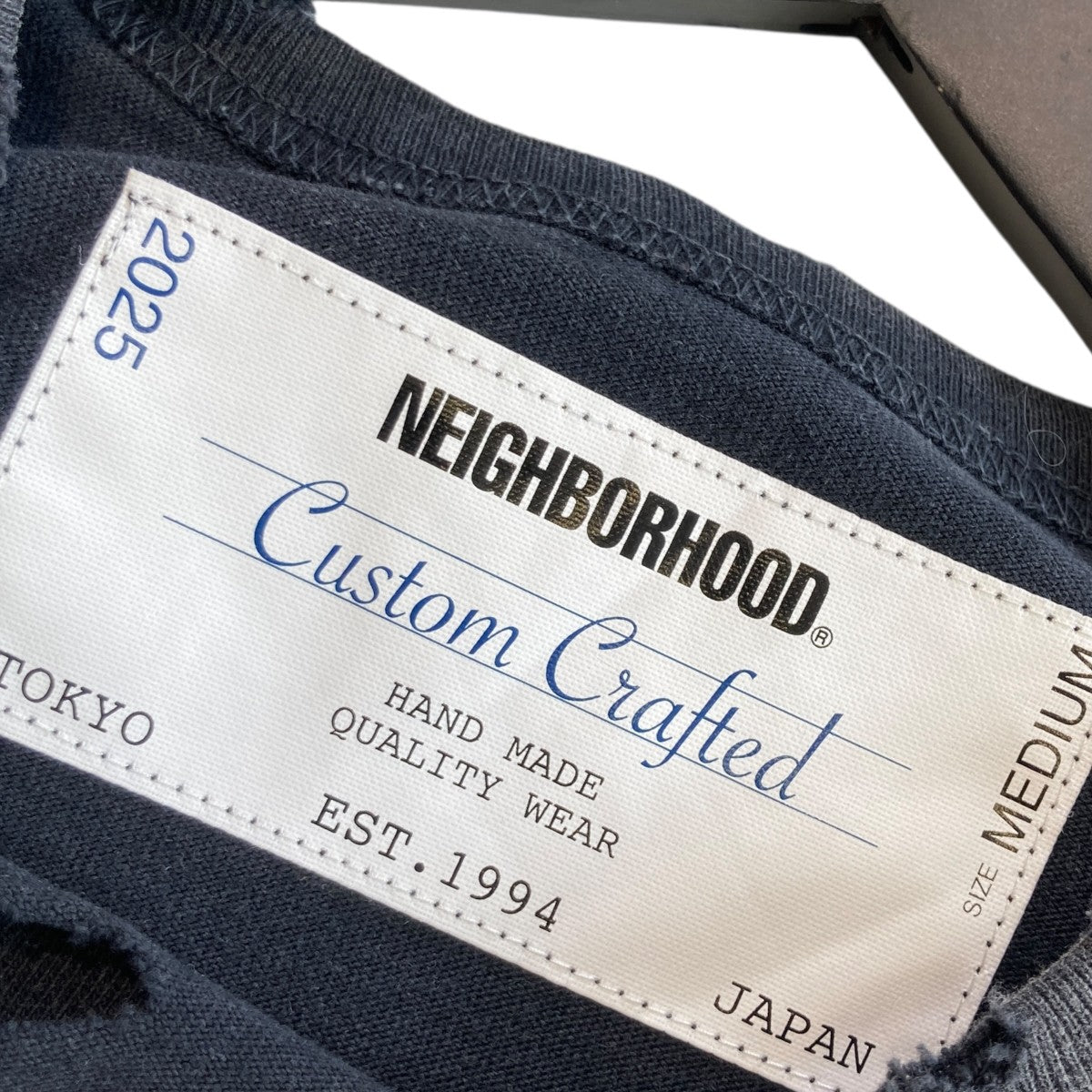 NEIGHBORHOOD SAVAGE CREWNECKダメージ加工 ポケットTシャツ2510KNH-CSM04 古着・中古-5枚目のアイテム画像