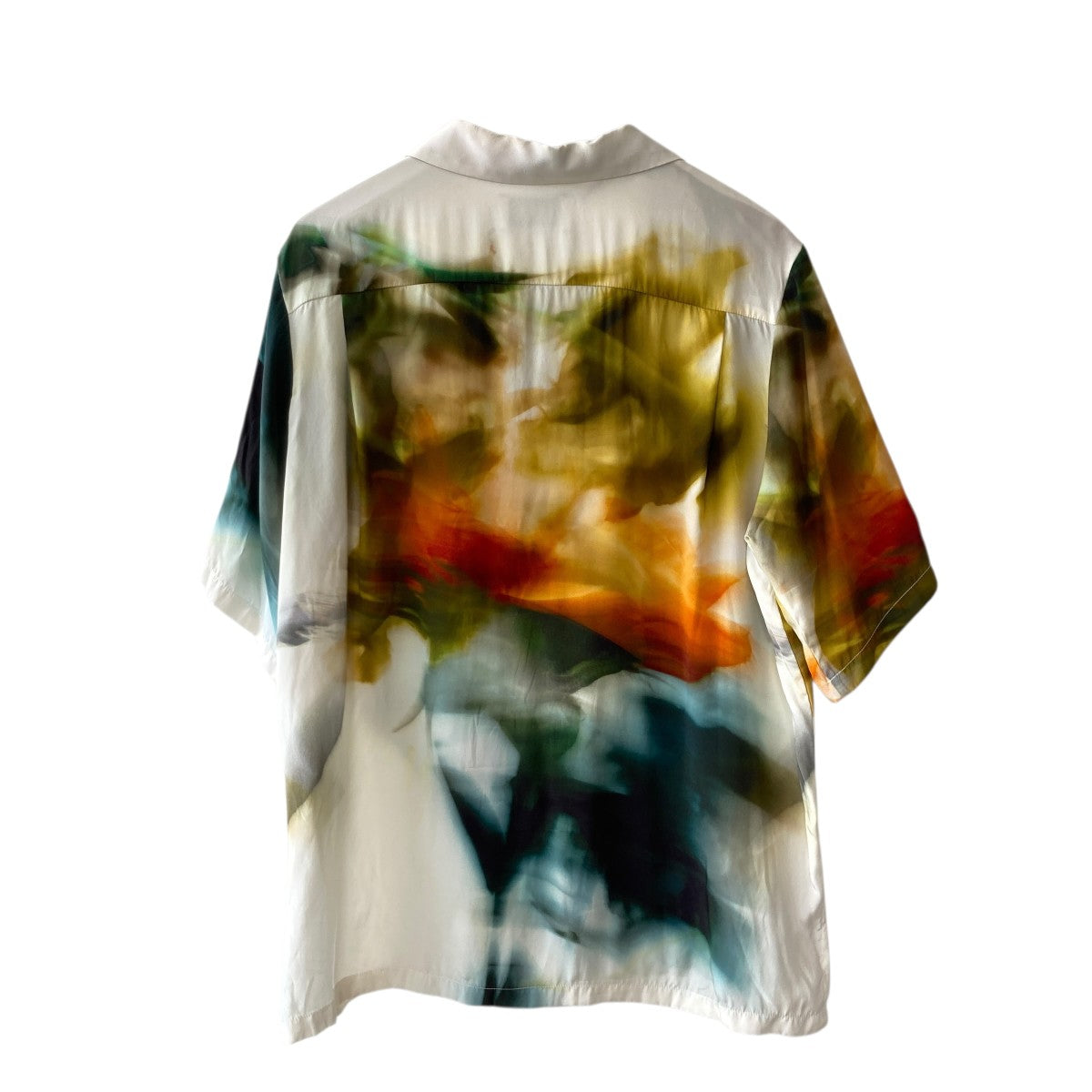 BLURRED FLOWERSILK SHIRT総柄半袖シャツTA22SS-SH023