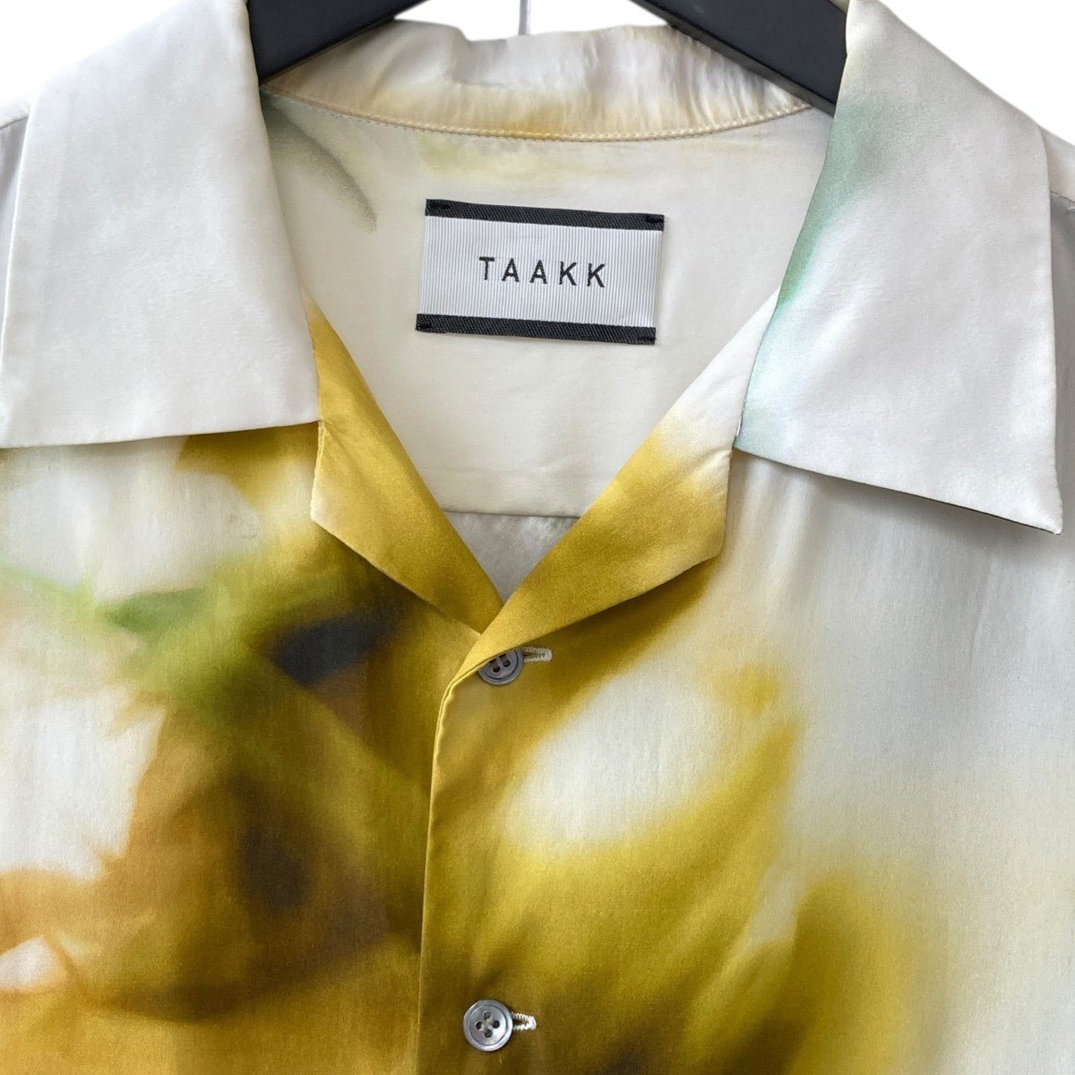 BLURRED FLOWERSILK SHIRT総柄半袖シャツTA22SS-SH023