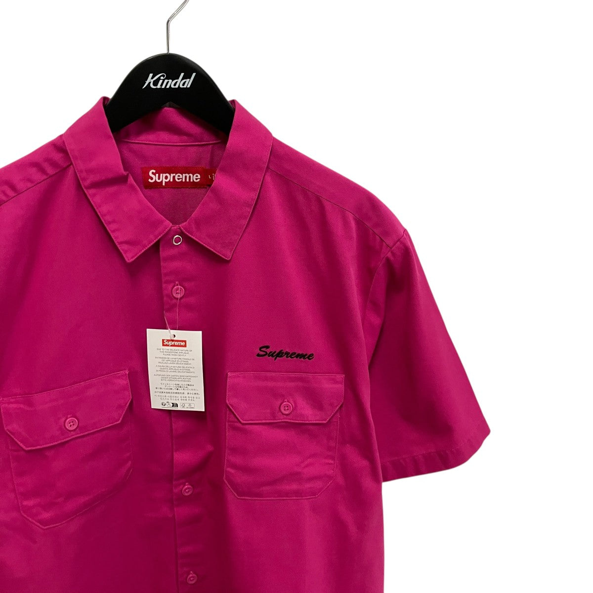 Supreme Rhinestone Pin Up S S Work Shirt半袖シャツ 古着・中古-3枚目のアイテム画像