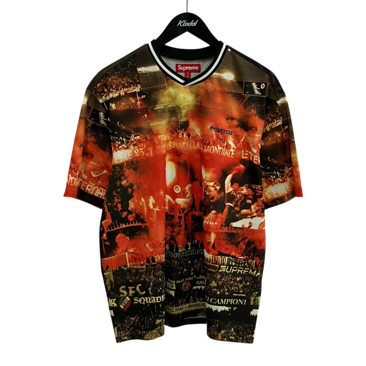 Supreme VINCI PER NOI SOCCER JERSEYゲームシャツ 古着・中古-1枚目のアイテム画像