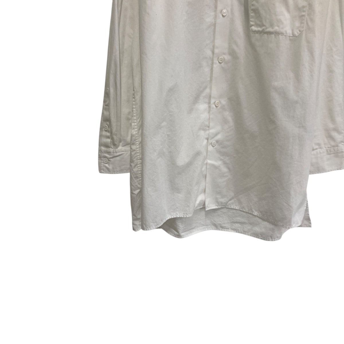 GROUND Y COTTON BROAD STAND COLLAR SHIRT長袖シャツGL-B23-009 古着・中古-4枚目のアイテム画像