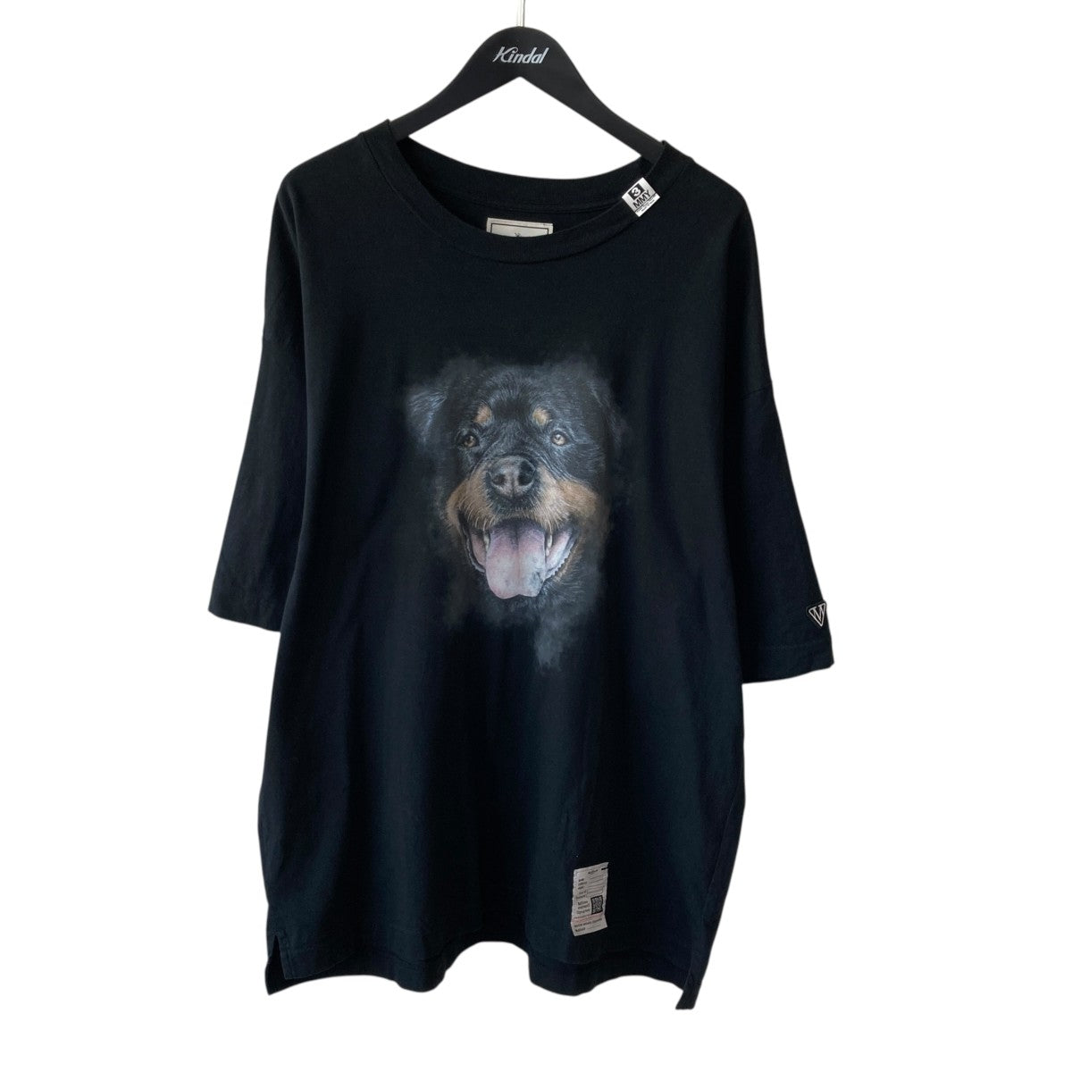 MIHARA YASUHIRO DOG PRINTED TEETシャツJ15TS771 古着・中古-1枚目のアイテム画像