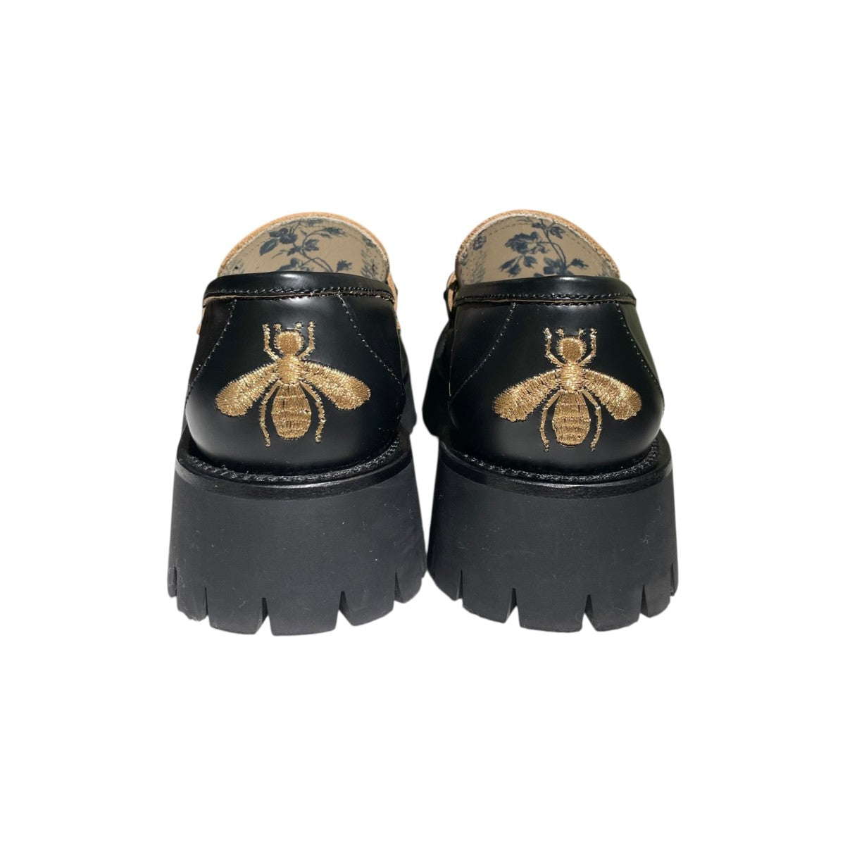 GUCCI(グッチ) ビー エンブロイダリー ホースビットローファー577236