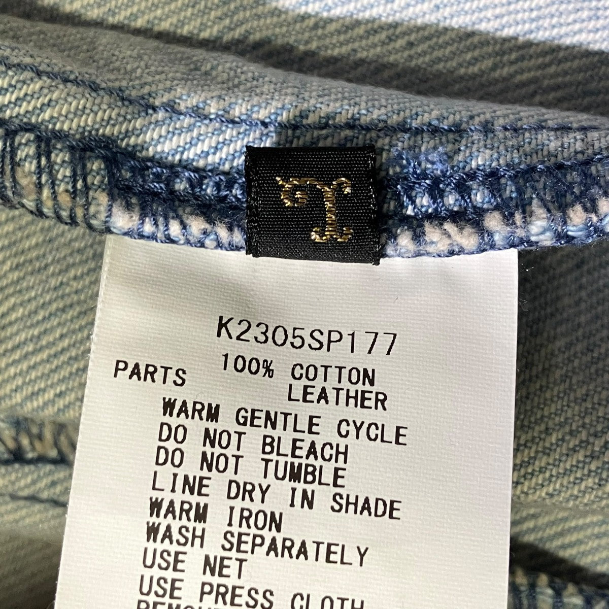 KAPITAL 11．5oz DENIM EASY-RANCHO-GO SHORTSハーフパンツK2305SP177 古着・中古-5枚目のアイテム画像