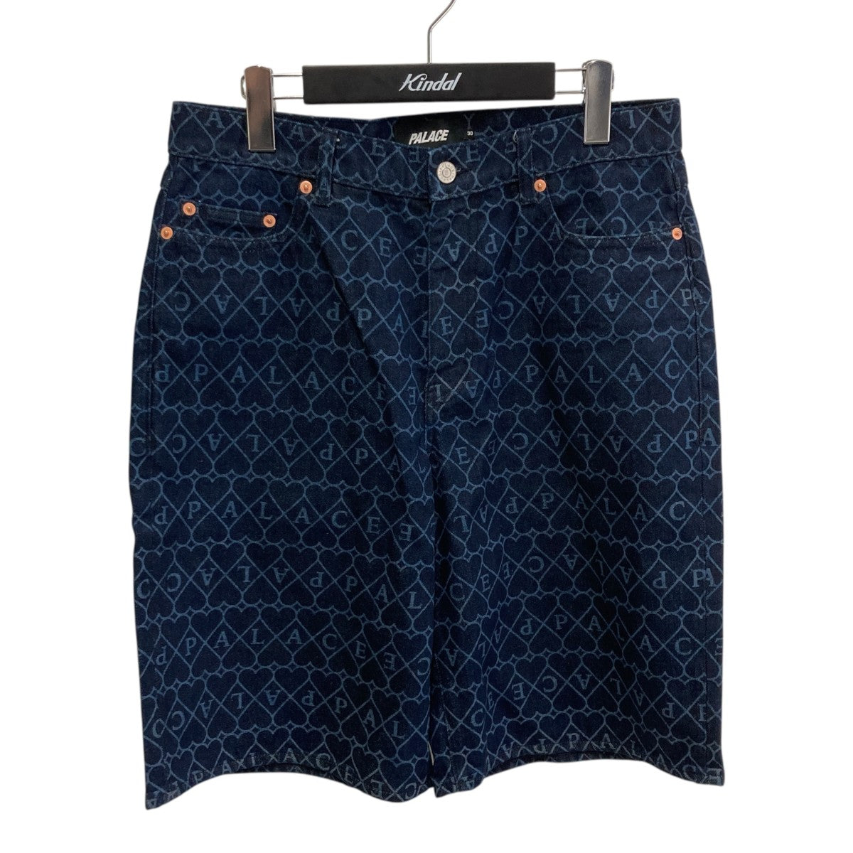 PALACE 25AWHeart Denim Shortハーフパンツ 古着・中古-1枚目のアイテム画像
