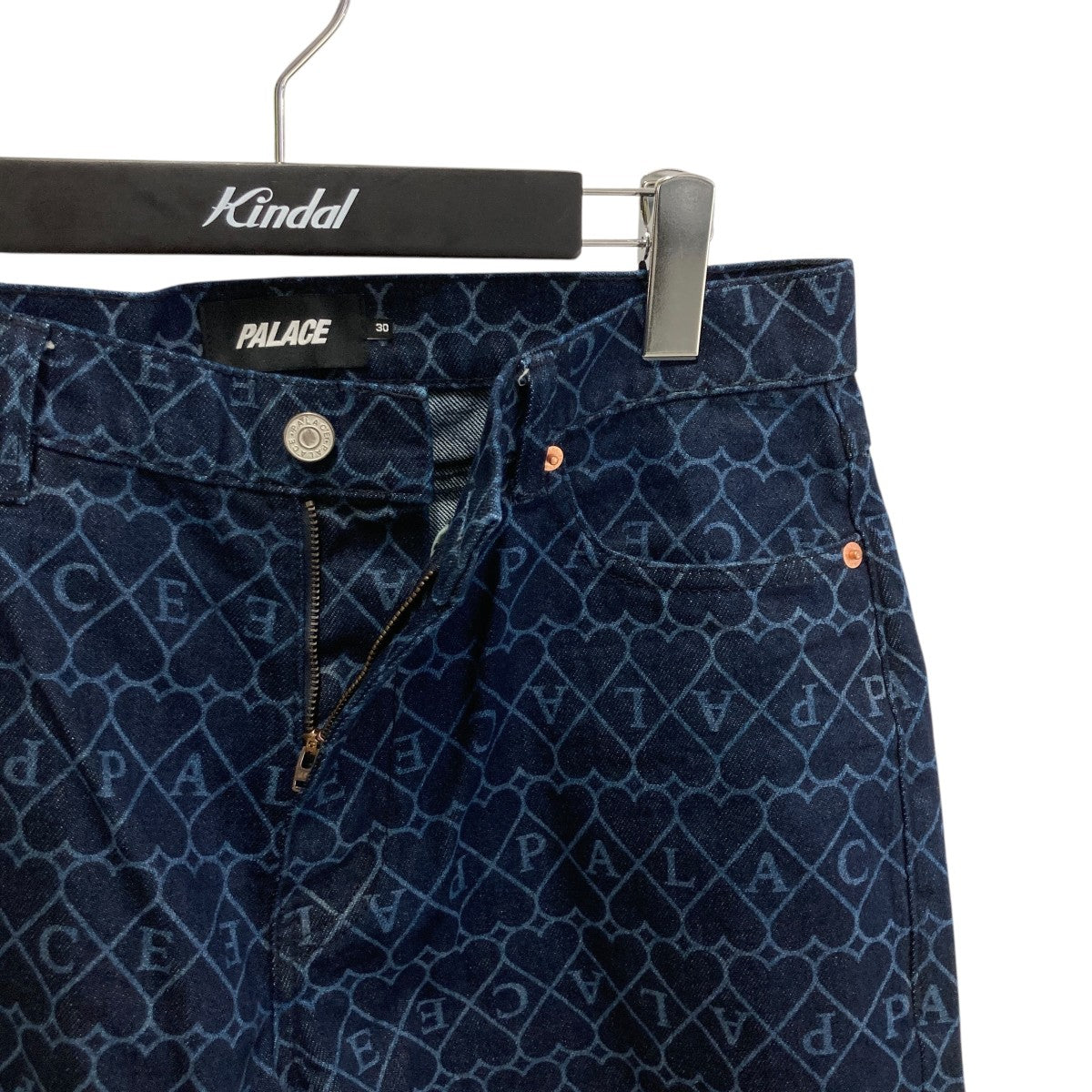 PALACE 25AWHeart Denim Shortハーフパンツ 古着・中古-3枚目のアイテム画像