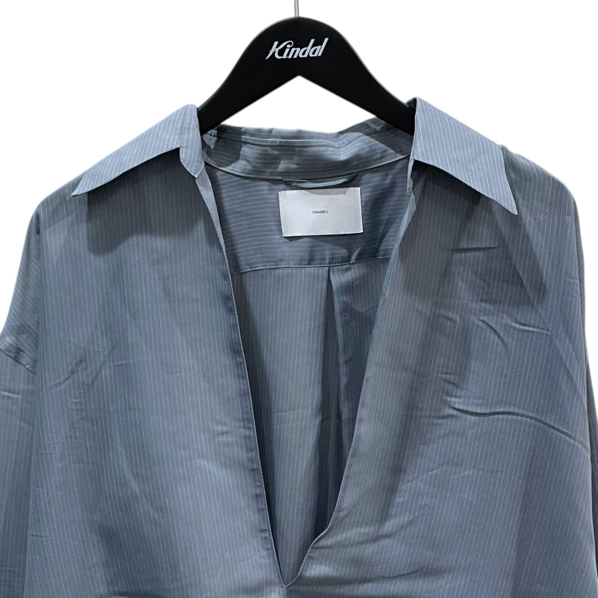 SUGARHILL(シュガーヒル) 25SS ストライプ柄シアースキッパーシャツ