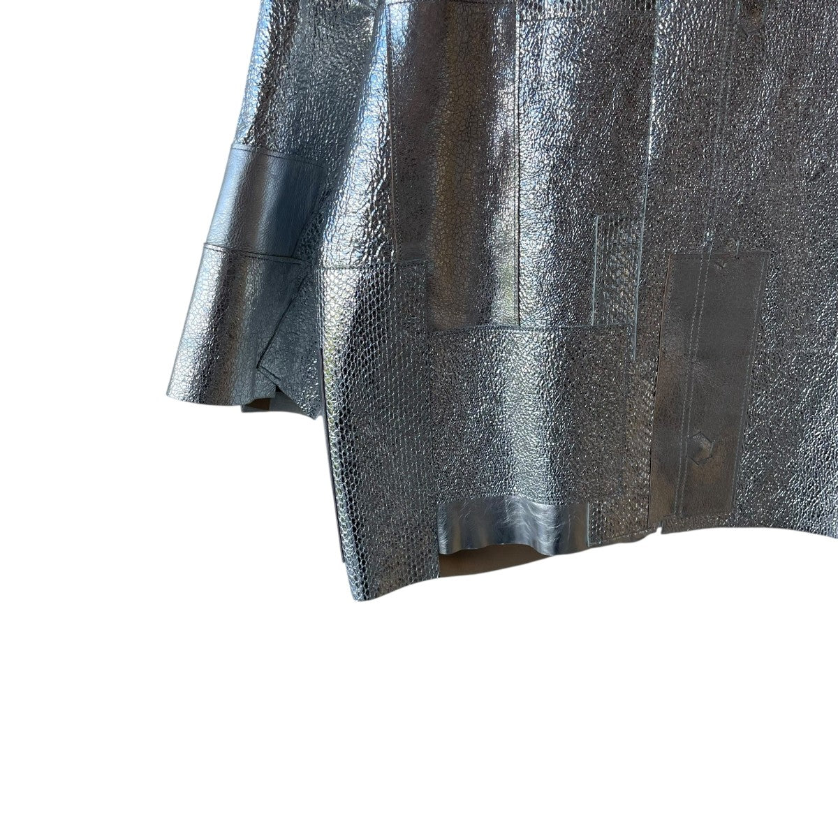 Leather Patchwork Reflective JacketレザージャケットJO-J007