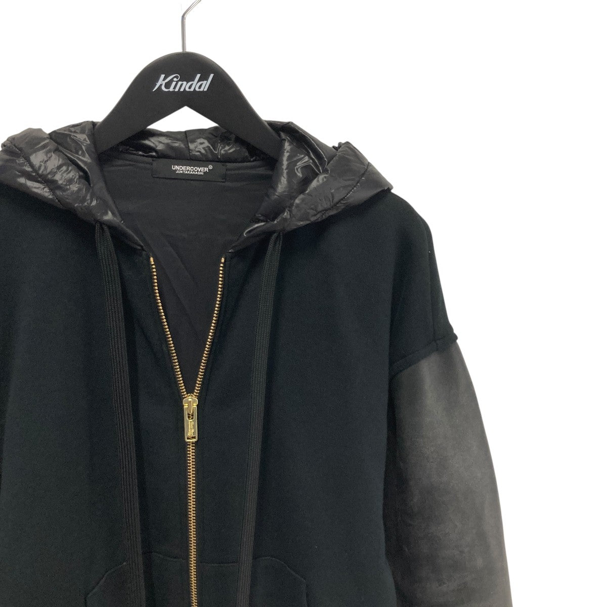 UNDERCOVER(アンダーカバー) レザー切替ジップパーカーUC2C1804