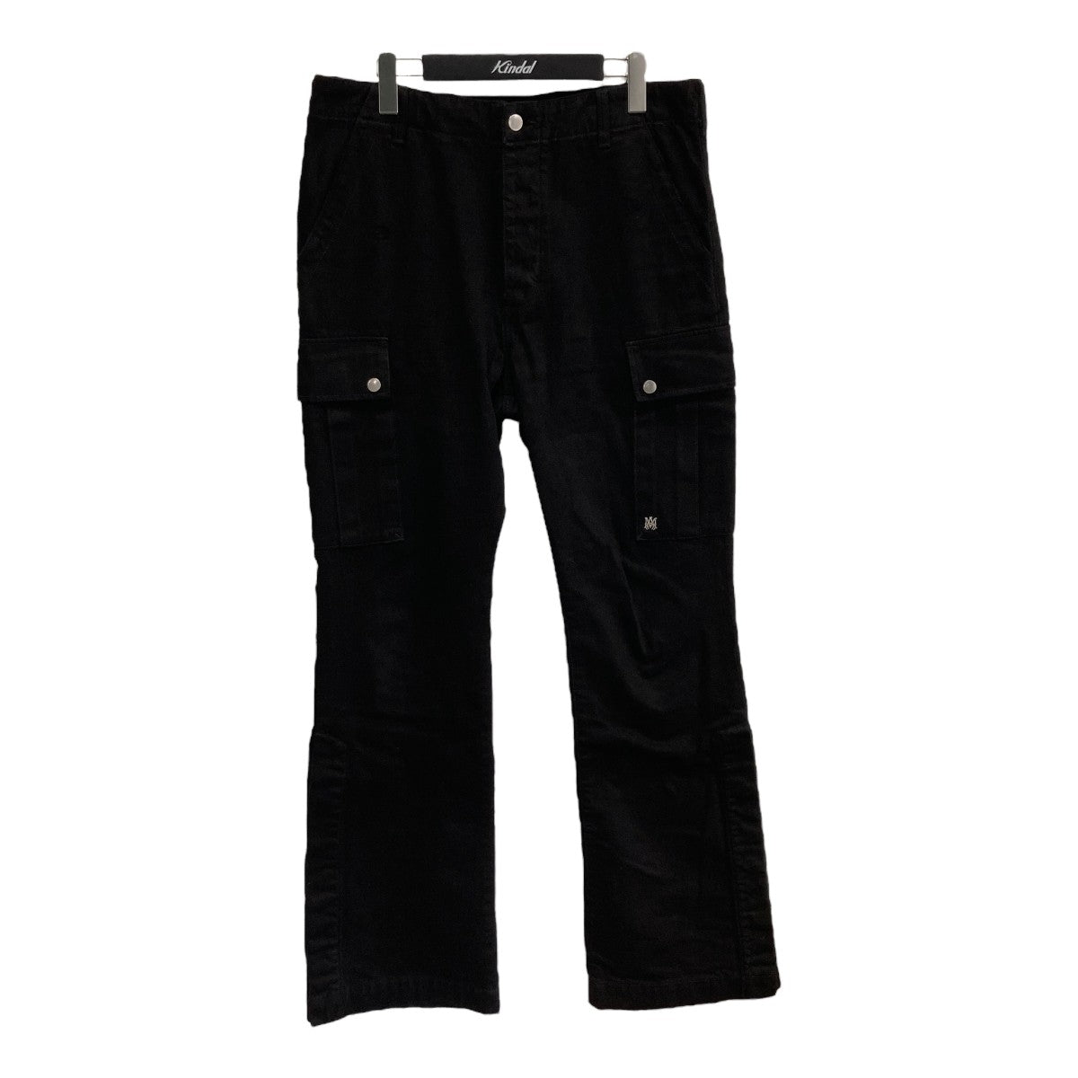 【売切特価‼️】AMIRI ミリタリーグリーン ロゴ刺繍フレアパンツ サイズ50 売切特価‼️】AMIRI ミリタリーグリーン ロゴ刺繍フレアパンツ