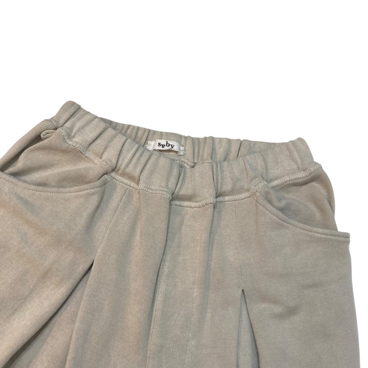 PIQUE TUCK EASY PANTS Stone WashイージーパンツS-081801