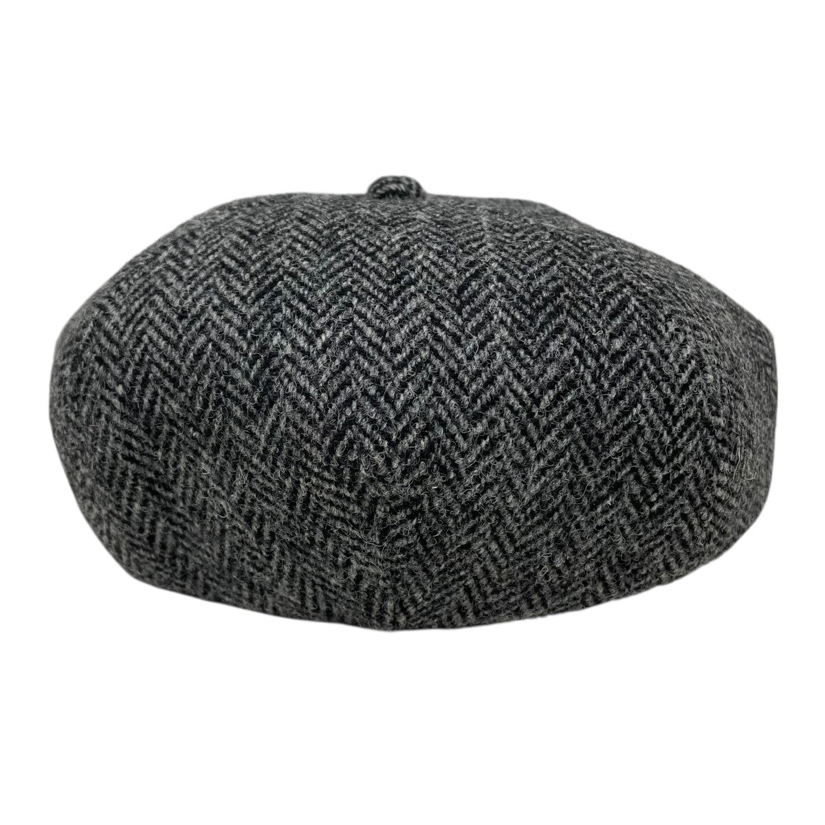 Harris Tweed×McCoy's ヘリンボーンキャスケット グレー サイズ 7 1/2