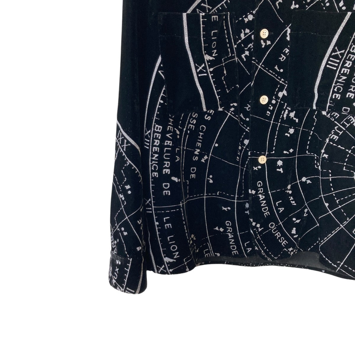 BED J．W． FORD(ベッドフォード) 24AWベロアオープンカラーシャツ24AW