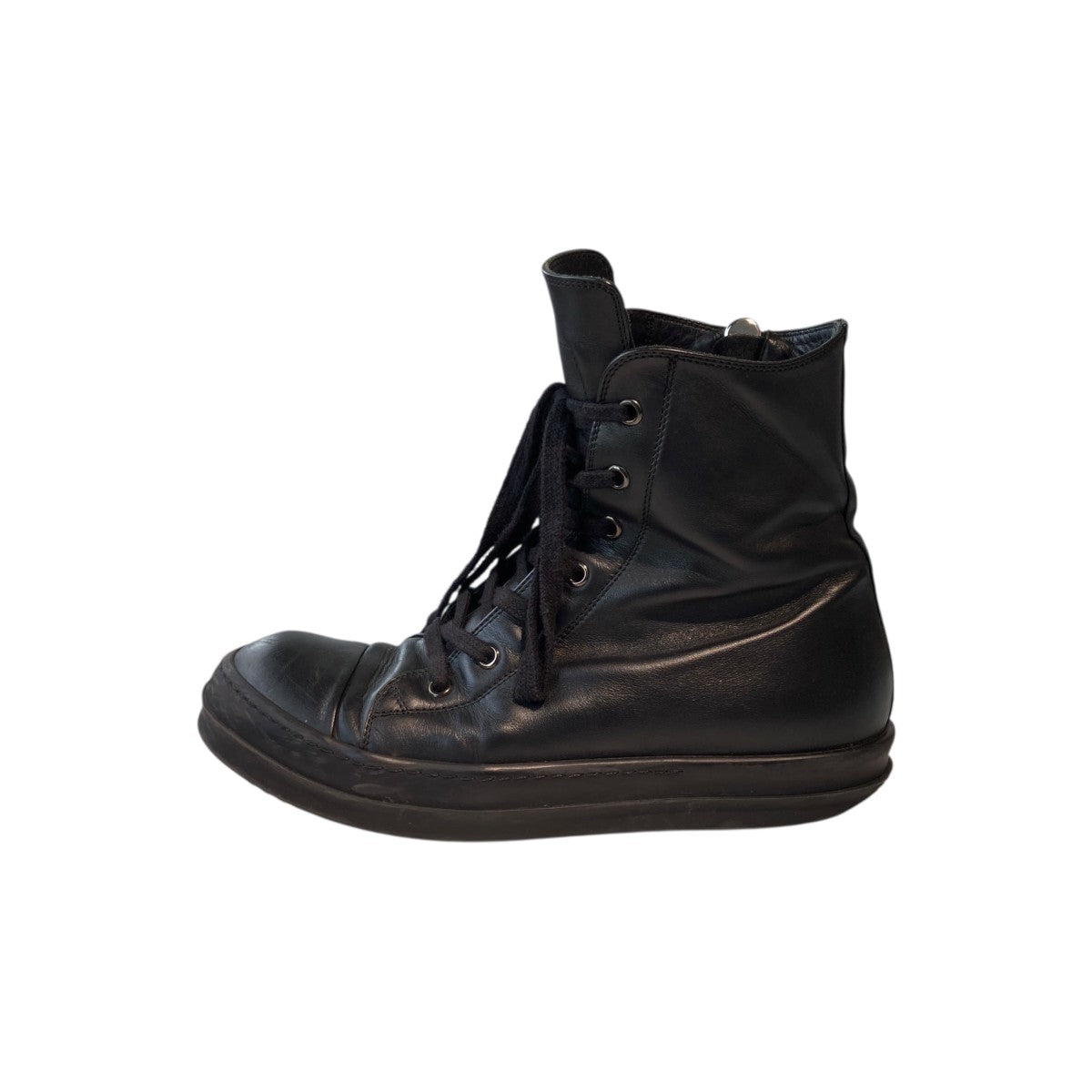 RICK OWENS Ramonesハイカットスニーカー19755 古着・中古-2枚目のアイテム画像