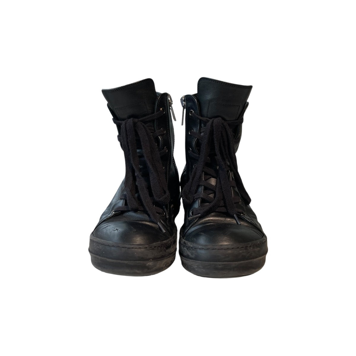 RICK OWENS Ramonesハイカットスニーカー19755 古着・中古-3枚目のアイテム画像
