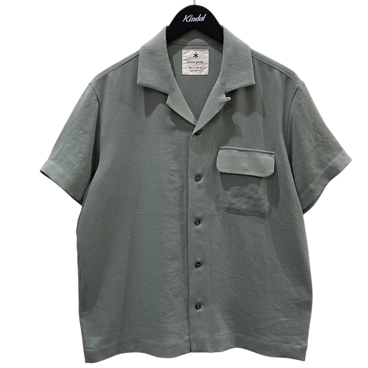 20SS オープンカラー半袖シャツ Quick Dry Crepe Weave Soft Shirt クイックドライ クレープ ウェーブ ソフト シャツ SH-20SU109