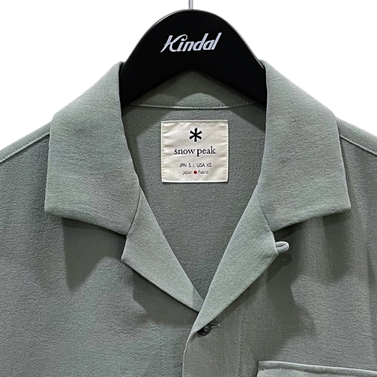 20SS オープンカラー半袖シャツ Quick Dry Crepe Weave Soft Shirt クイックドライ クレープ ウェーブ ソフト シャツ SH-20SU109
