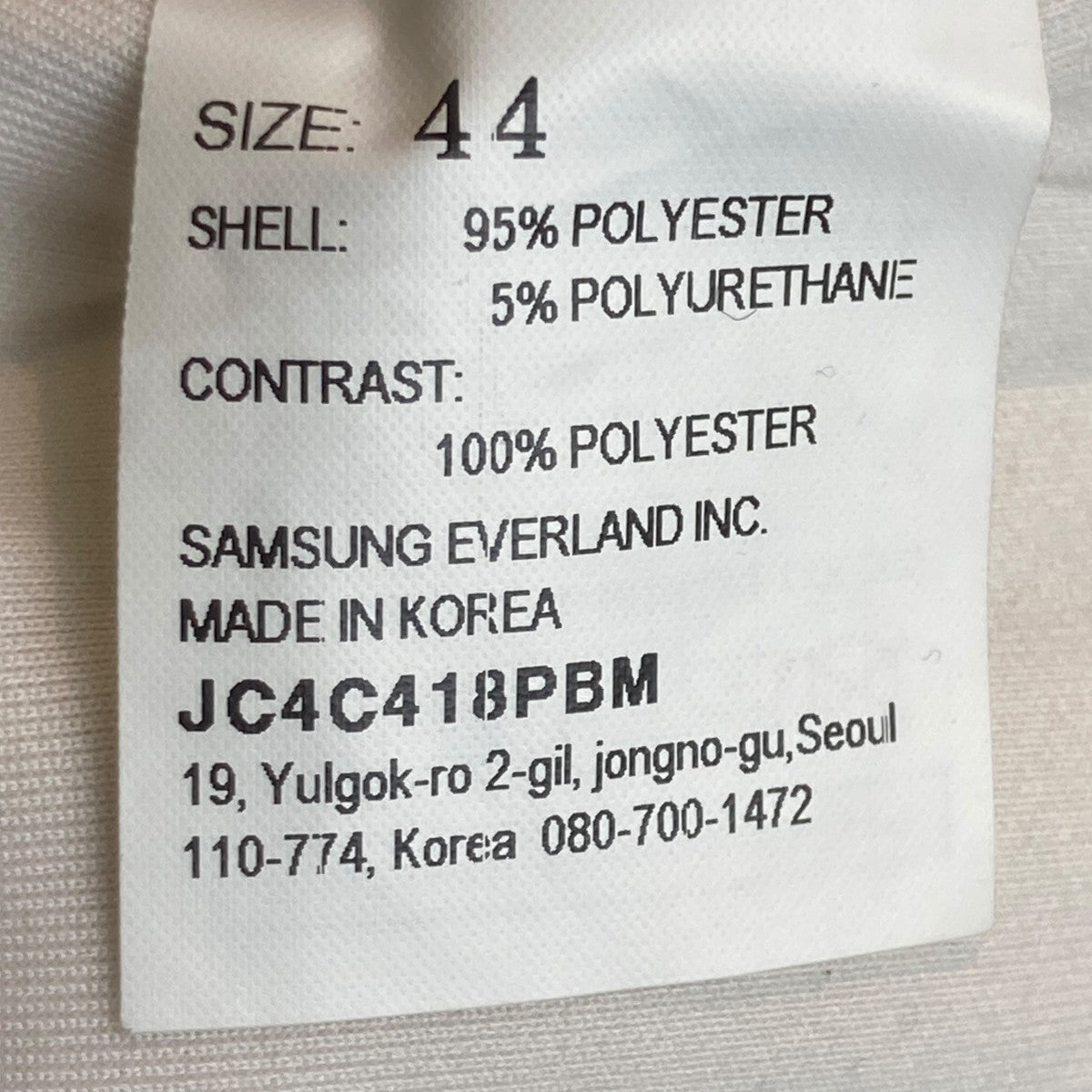 Juun．J ボンディングトレーナーJC4C418PBM 古着・中古-5枚目のアイテム画像