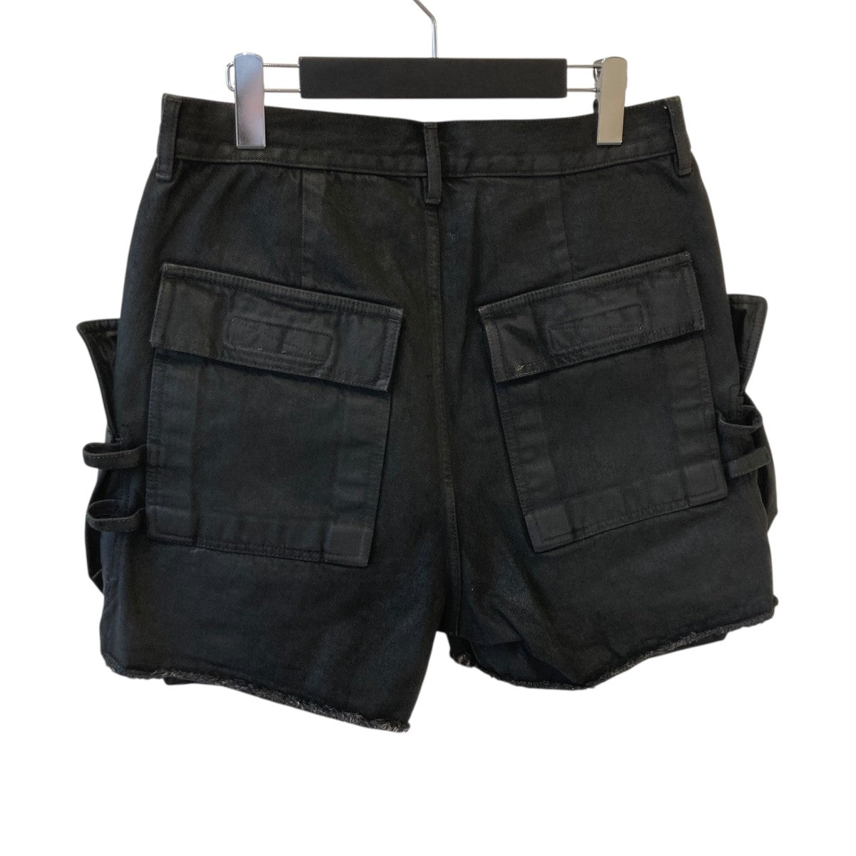 RICK OWENS ステファンカーゴパネルレザーハーフパンツRR01D3322-DKBWLY 古着・中古-2枚目のアイテム画像