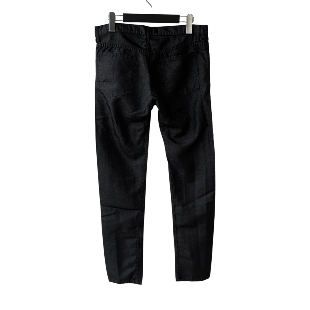 コムデギャルソン　オムプリュス　黒 フェイクレザーパンツ スリムフィット コムデギャルソン オムプリュス 黒 フェイクレザーパンツ スリム