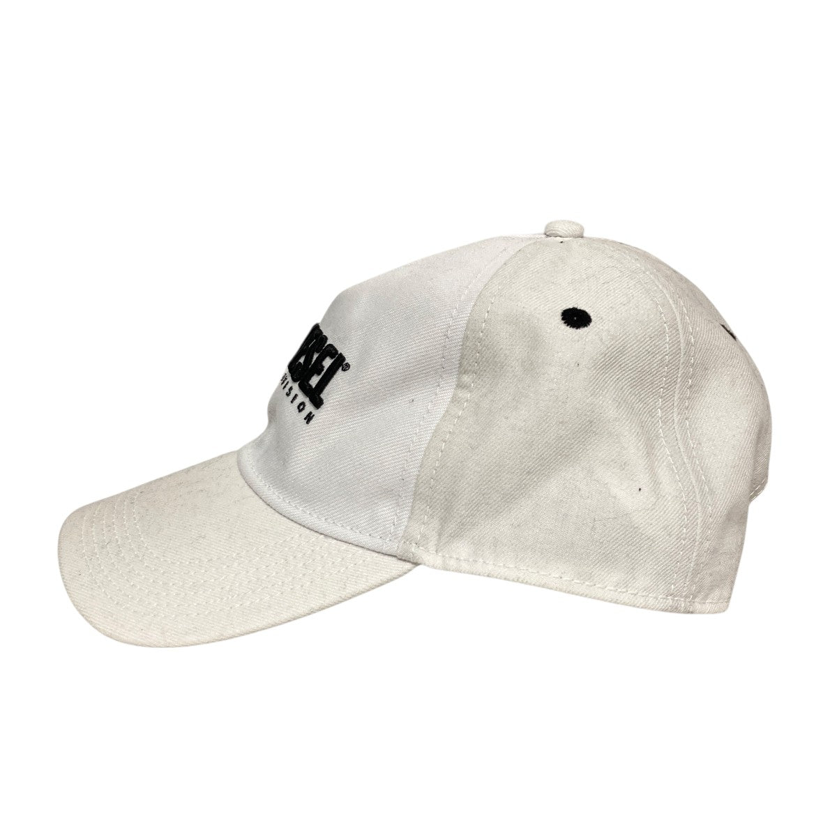 DIESEL 刺繍キャップ ロゴ 1978 DIESEL - DIESEL ディーゼル 78ロゴ刺繍デザイン キャップ ブラック