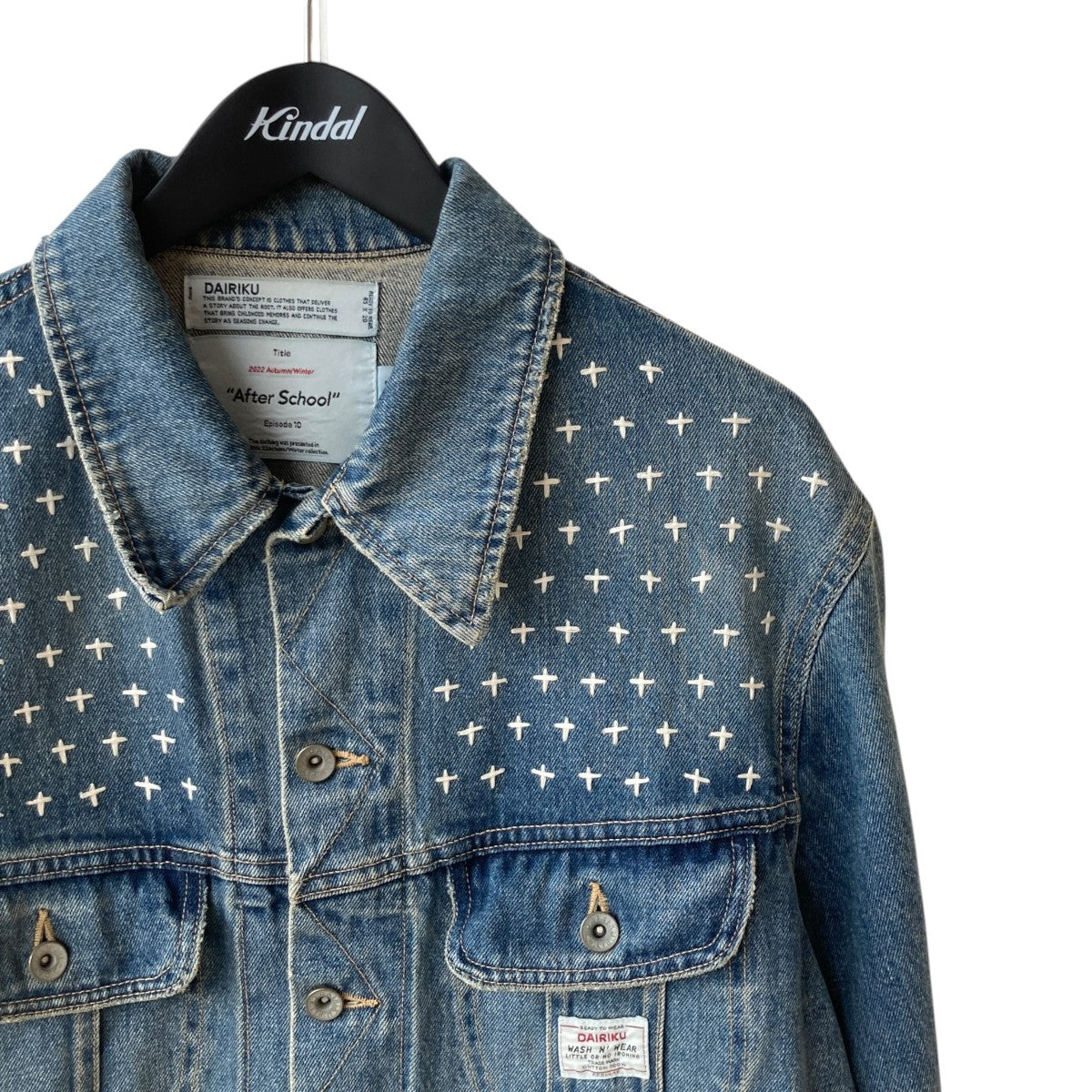 ジャケット・アウター DAIRIKU cross embroidery denim jacket 68889683_33_d_215.jpg