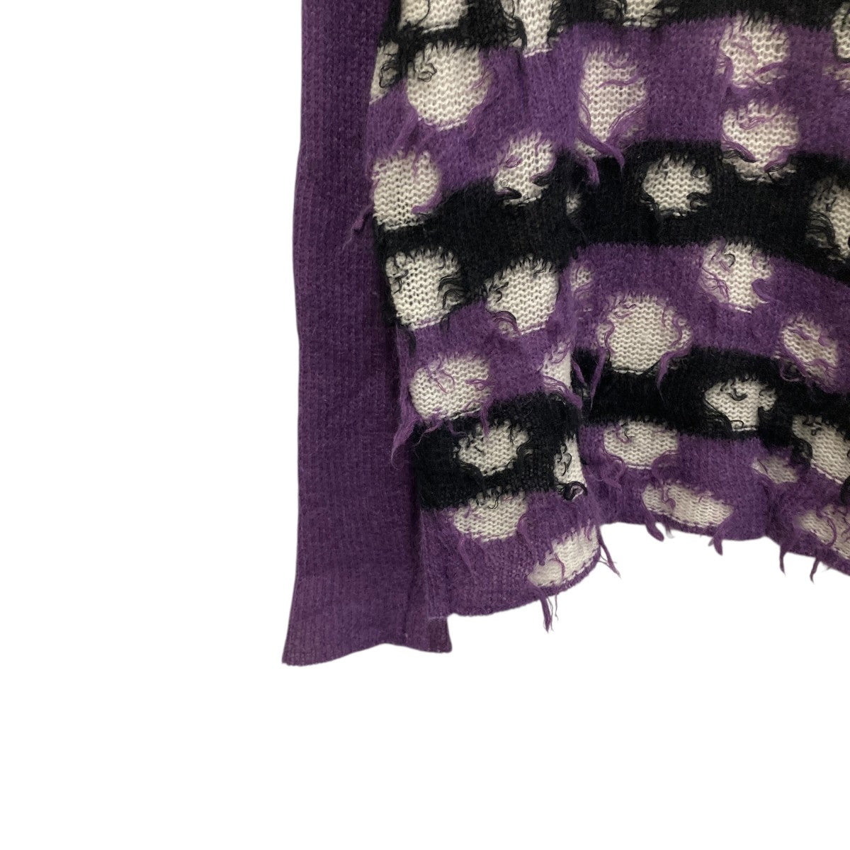 DOUBLE LAYER INTARSIA CREWNECKニット