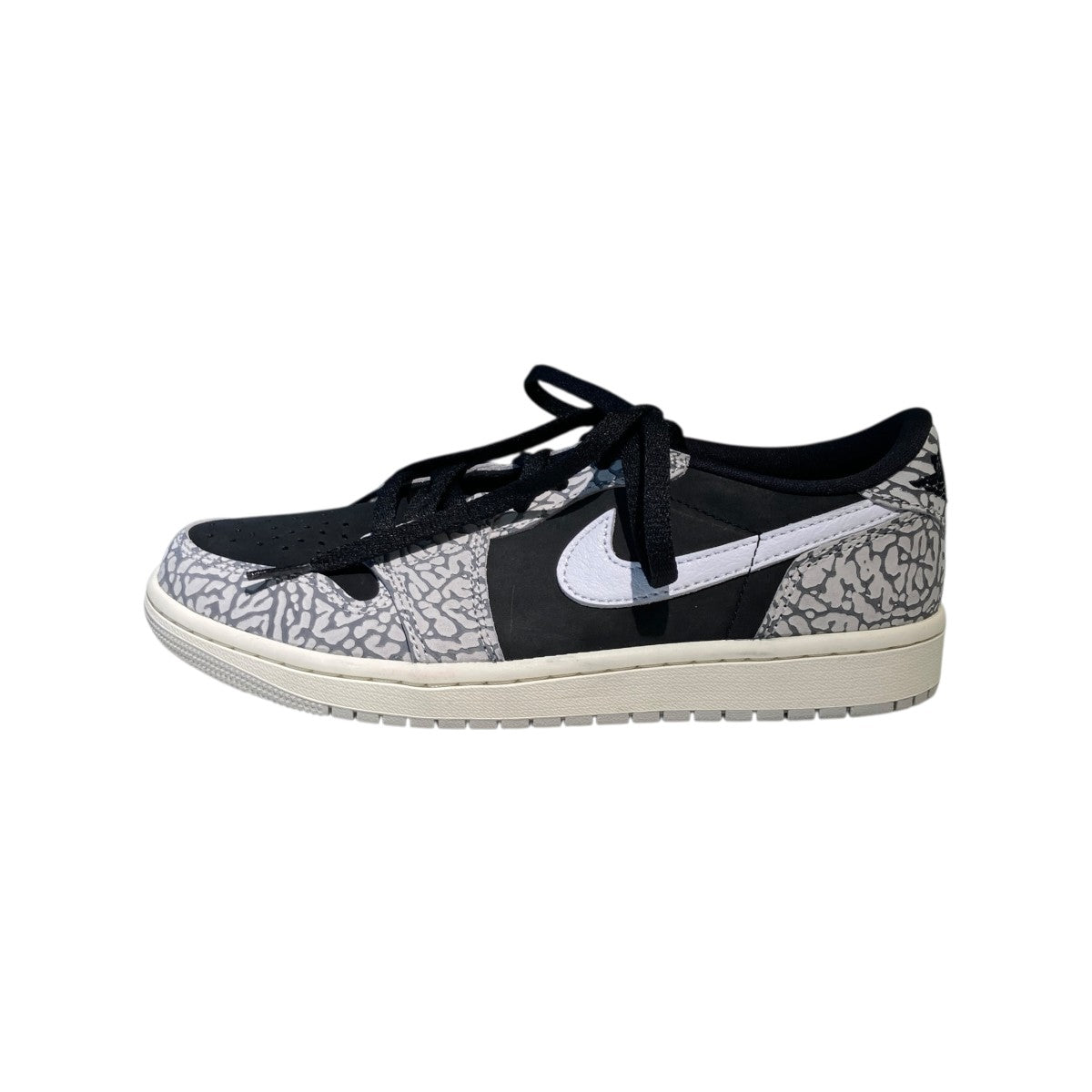 NIKE(ナイキ) AIR JORDAN 1 RETRO LOW OG black Cementスニーカー 