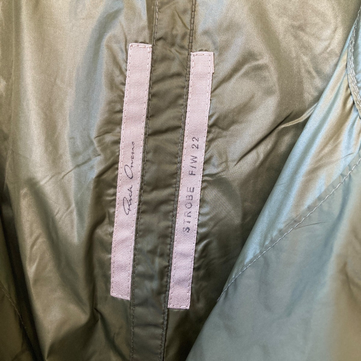 RICK OWENS Jumbo Tatlin Snap Front Cover JacketナイロンコートRU02B2726-NZ 古着・中古-8枚目のアイテム画像
